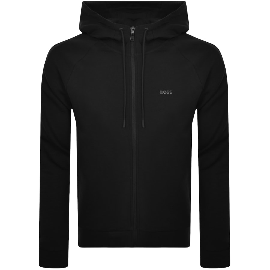 BOSS Hooded Full Zip Tracksuit Set Black Mainline Menswear